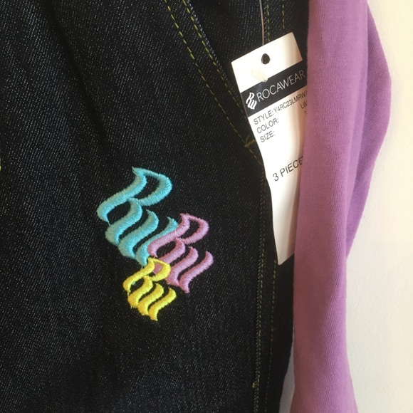 Rocawear 3Piece Set Vest Pants & Top - Picture 8 of 10